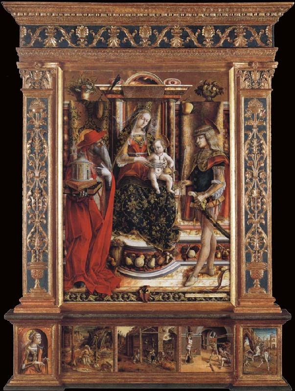Carlo Crivelli La Madonna della Rondine oil painting image